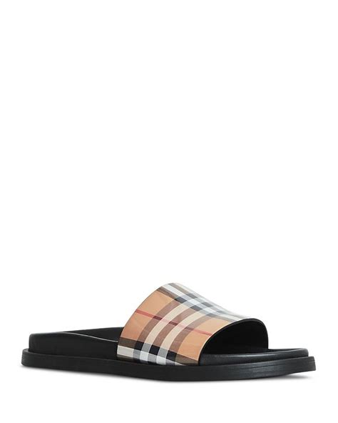 burberry pool slides|Burberry slides bloomingdale's.